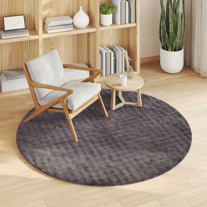 Covoare de zonă Rotund Antracit Ø 120 CM - WALTI WALTI