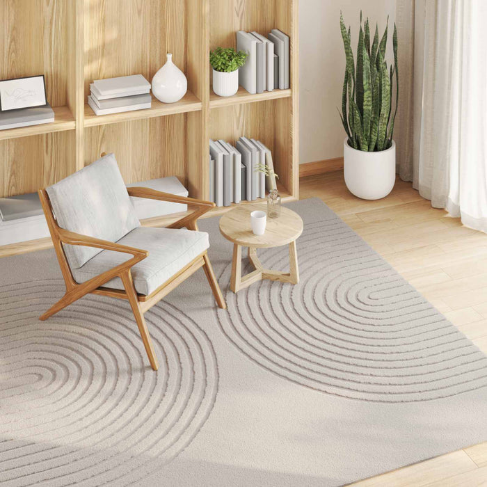 Covoare de zonă Pătrat GALATI Crem 120 x 120 cm Poliester - WALTI WALTI