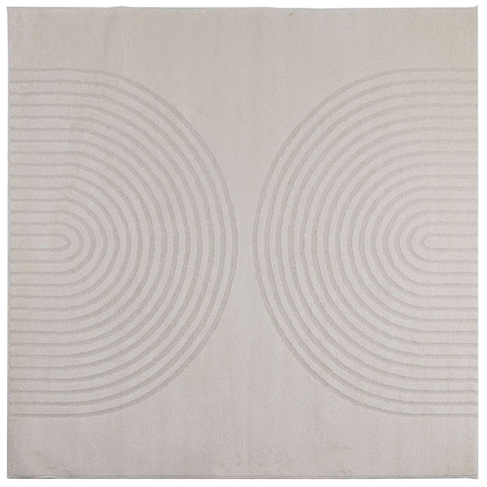 Covoare de zonă Pătrat GALATI Crem 120 x 120 cm Poliester - WALTI WALTI