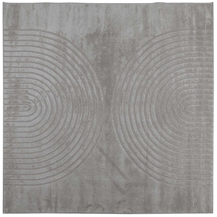 Covoare de zonă Pătrat GALATI Gri 120 x 120 cm Poliester - WALTI WALTI