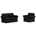 Canapea 2 pcs Negru Metal - WALTI WALTI