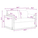 Set de canapea 2 pcs Gri închis 139 x 78 x 80 cm țesătură - WALTI WALTI
