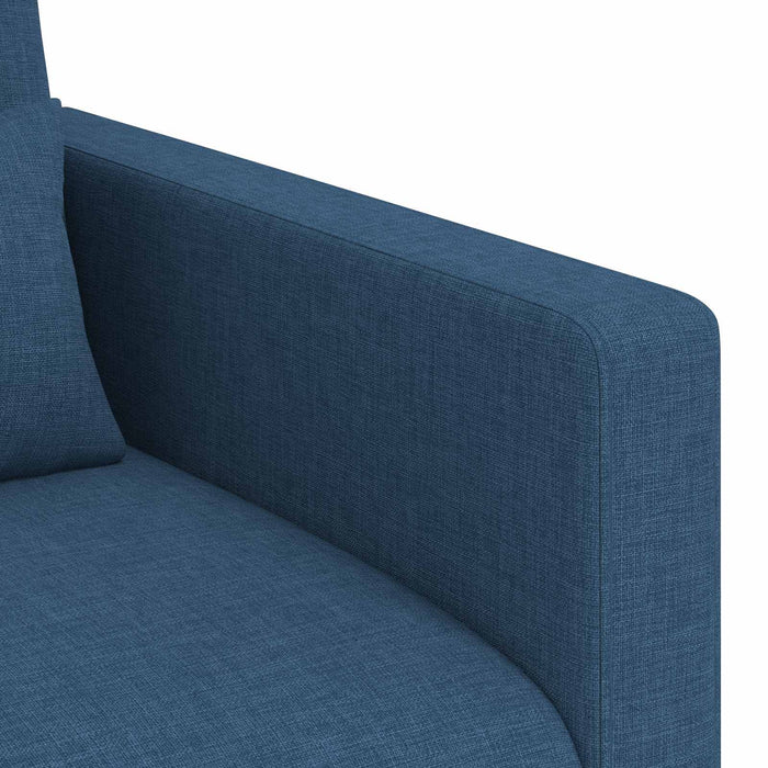 Set de canapea 2 pcs albastru 139 x 78 x 80 cm țesătură - WALTI WALTI