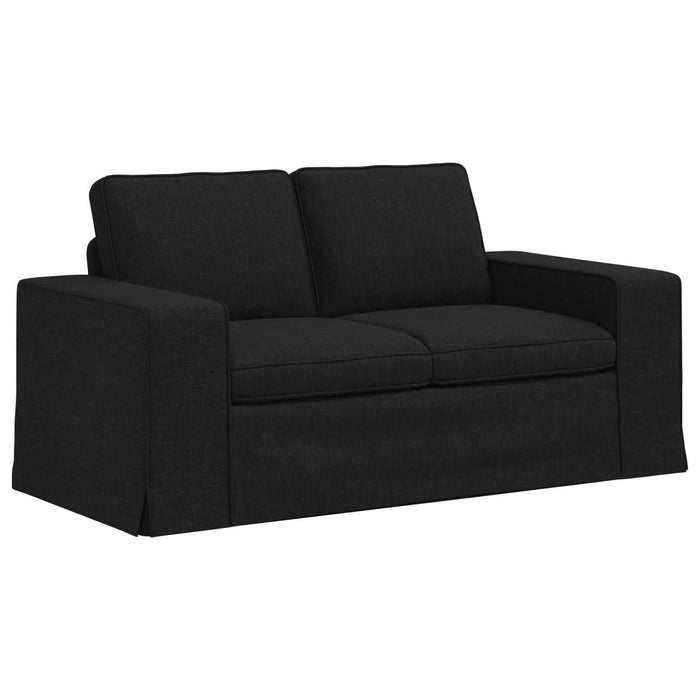 Canapea 2 pcs Negru Metal - WALTI WALTI