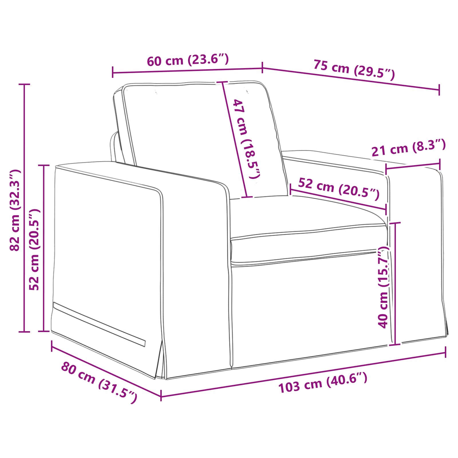 Canapea 2 pcs Crem Metal - WALTI