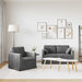 Set de canapea 2 pcs Gri închis 138 x 78 x 80 cm Catifea - WALTI WALTI
