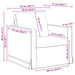 Set de canapea 2 pcs Gri închis 138 x 78 x 80 cm Catifea - WALTI WALTI