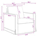 Set de canapea 2 pcs Gri închis 138 x 78 x 80 cm Catifea - WALTI WALTI