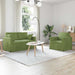 Set de canapea 2 pcs Verde deschis 138 x 78 x 80 cm Catifea - WALTI WALTI