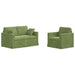 Set de canapea 2 pcs Verde deschis 138 x 78 x 80 cm Catifea - WALTI WALTI