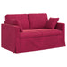 Set de canapea 2 pcs Roșu Vin 138 x 78 x 80 cm Catifea - WALTI WALTI