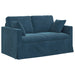 Set de canapea 2 pcs albastru 138 x 78 x 80 cm Catifea - WALTI WALTI
