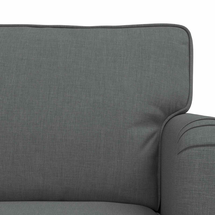 Canapea 120cm 2 pcs Gri închis Metal - WALTI WALTI