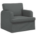 Canapea 120cm 2 pcs Gri închis Metal - WALTI WALTI