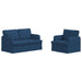 Canapea 120cm 2 pcs albastru Metal - WALTI WALTI