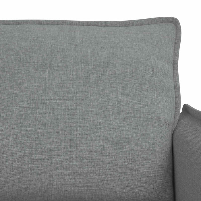 Canapea 120cm 2 pcs Gri deschis Metal - WALTI WALTI