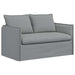 Canapea 120cm 2 pcs Gri deschis Metal - WALTI WALTI