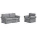 Canapea 2 pcs Gri deschis Metal - WALTI WALTI