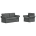 Canapea 2 pcs Gri închis Metal - WALTI WALTI