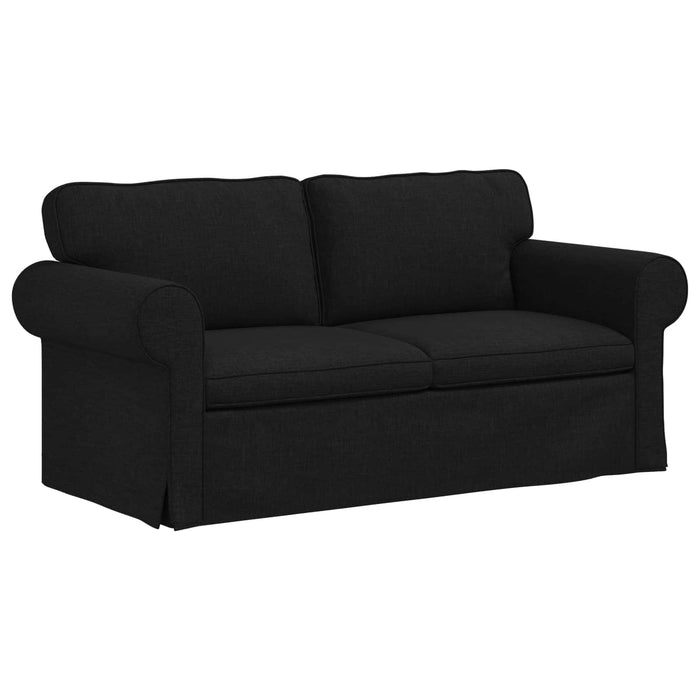 Canapea 2 pcs Negru Metal - WALTI WALTI