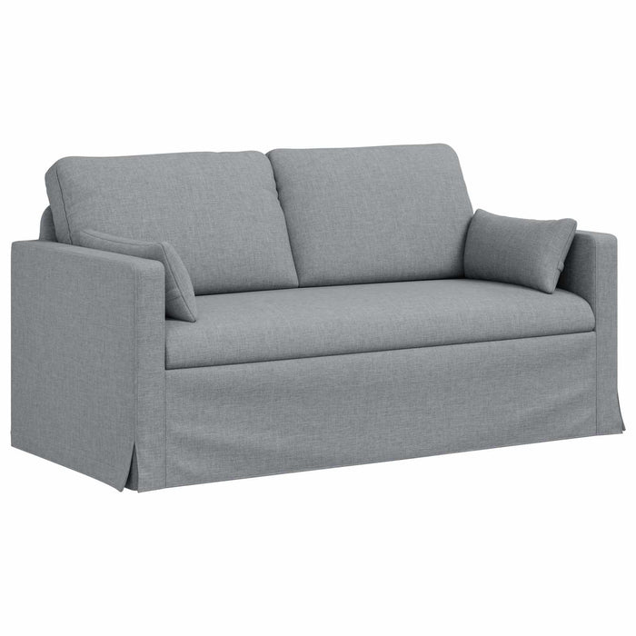 Set de canapea 2 pcs Gri deschis 158 x 78 x 80 cm țesătură - WALTI WALTI