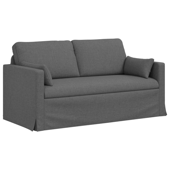 Set de canapea 2 pcs Gri închis 158 x 78 x 80 cm țesătură - WALTI WALTI