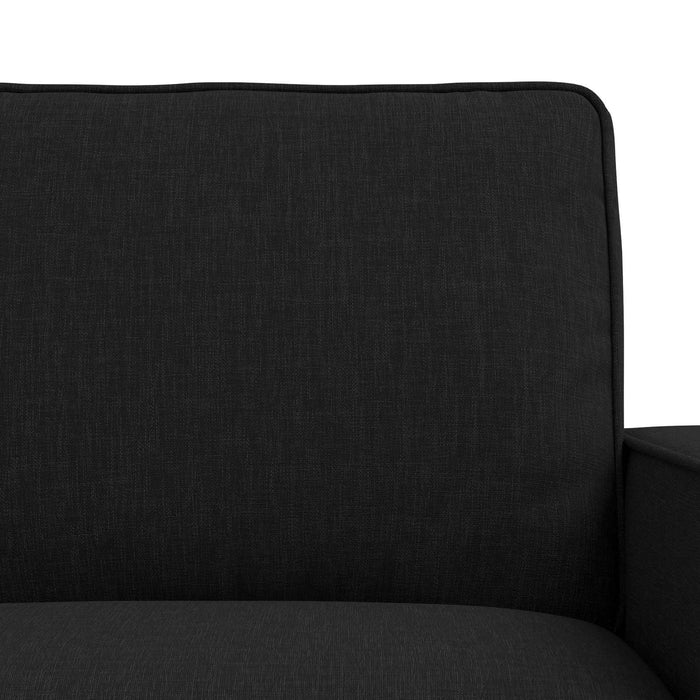 Canapea 2 pcs Negru Metal - WALTI WALTI