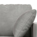 Set de canapea 2 pcs Gri deschis 158 x 78 x 80 cm Catifea - WALTI WALTI