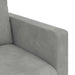 Set de canapea 2 pcs Gri deschis 158 x 78 x 80 cm Catifea - WALTI WALTI