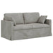 Set de canapea 2 pcs Gri deschis 158 x 78 x 80 cm Catifea - WALTI WALTI