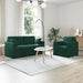 Set de canapea 2 pcs Verde închis 158 x 78 x 80 cm Catifea - WALTI WALTI