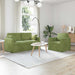 Set de canapea 2 pcs Verde deschis 158 x 78 x 80 cm Catifea - WALTI WALTI