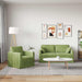 Set de canapea 2 pcs Verde deschis 158 x 78 x 80 cm Catifea - WALTI WALTI