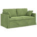 Set de canapea 2 pcs Verde deschis 158 x 78 x 80 cm Catifea - WALTI WALTI