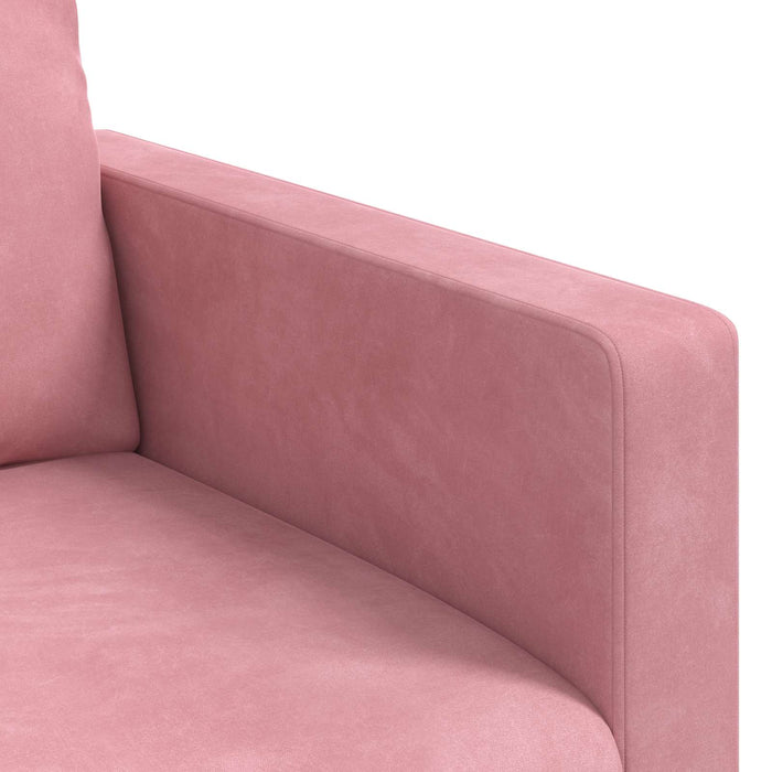 Set de canapea 2 pcs Roz 158 x 78 x 80 cm Catifea - WALTI WALTI