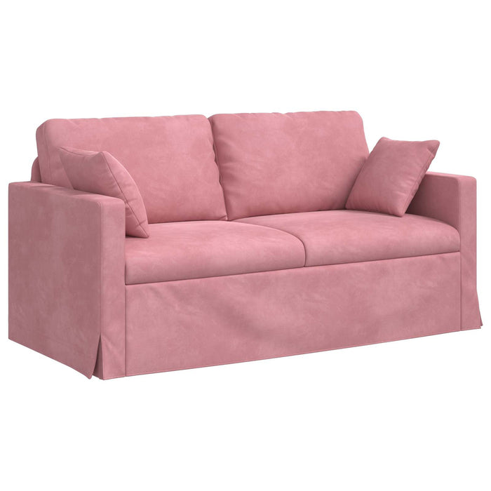 Set de canapea 2 pcs Roz 158 x 78 x 80 cm Catifea - WALTI WALTI