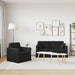 Set de canapea 2 pcs Negru 158 x 78 x 80 cm Catifea - WALTI WALTI