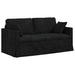Set de canapea 2 pcs Negru 158 x 78 x 80 cm Catifea - WALTI WALTI