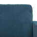 Set de canapea 2 pcs albastru 158 x 78 x 80 cm Catifea - WALTI WALTI