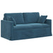 Set de canapea 2 pcs albastru 158 x 78 x 80 cm Catifea - WALTI WALTI