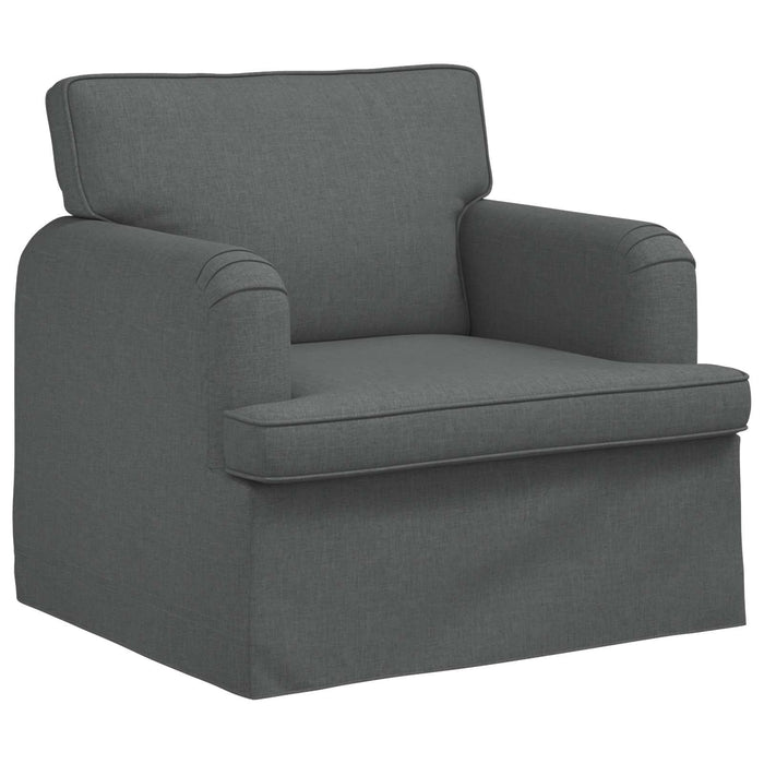Canapea 140cm 2 pcs Gri închis Metal - WALTI WALTI