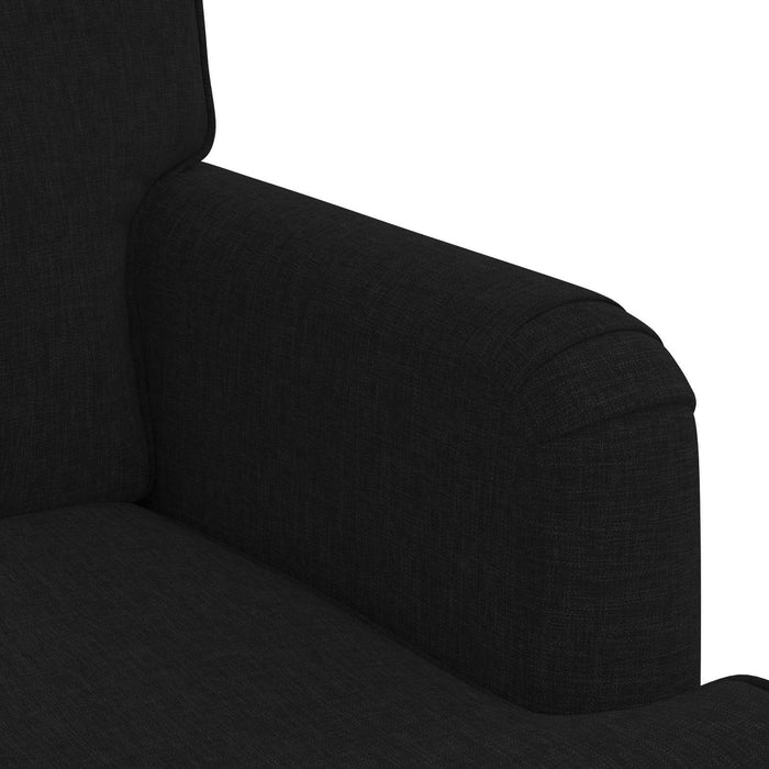 Canapea 140cm 2 pcs Negru Metal - WALTI WALTI