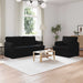 Canapea 140cm 2 pcs Negru Metal - WALTI WALTI