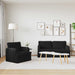 Canapea 140cm 2 pcs Negru Metal - WALTI WALTI