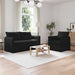 Canapea 140cm 2 pcs Negru Metal - WALTI WALTI