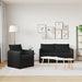 Canapea 140cm 2 pcs Negru Metal - WALTI WALTI