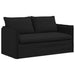 Canapea 140cm 2 pcs Negru Metal - WALTI WALTI