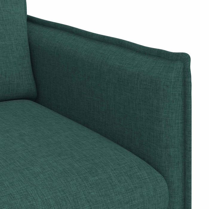 Canapea 140cm 2 pcs Verde închis Metal - WALTI WALTI