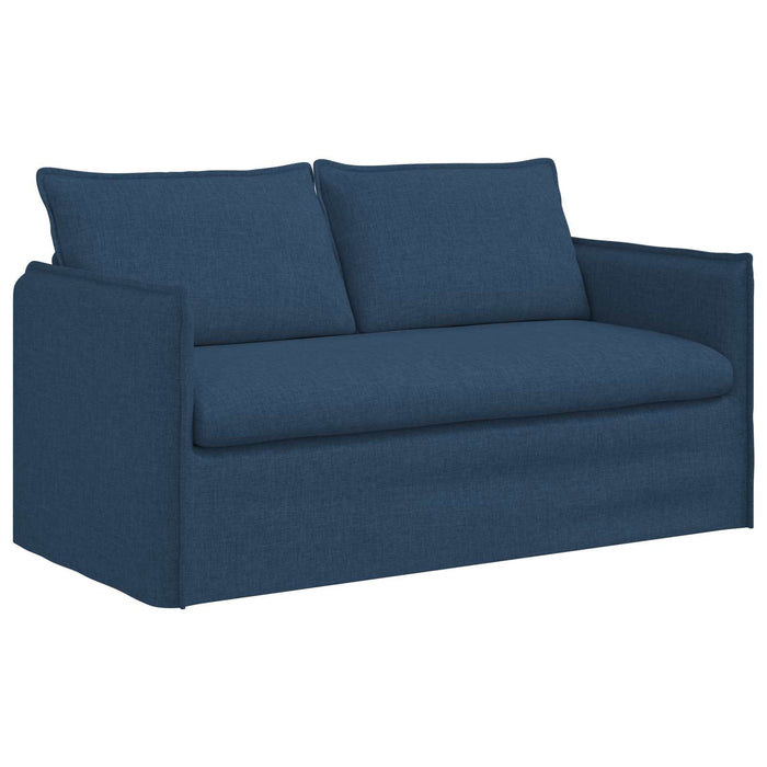 Canapea 140cm 2 pcs albastru Metal - WALTI WALTI