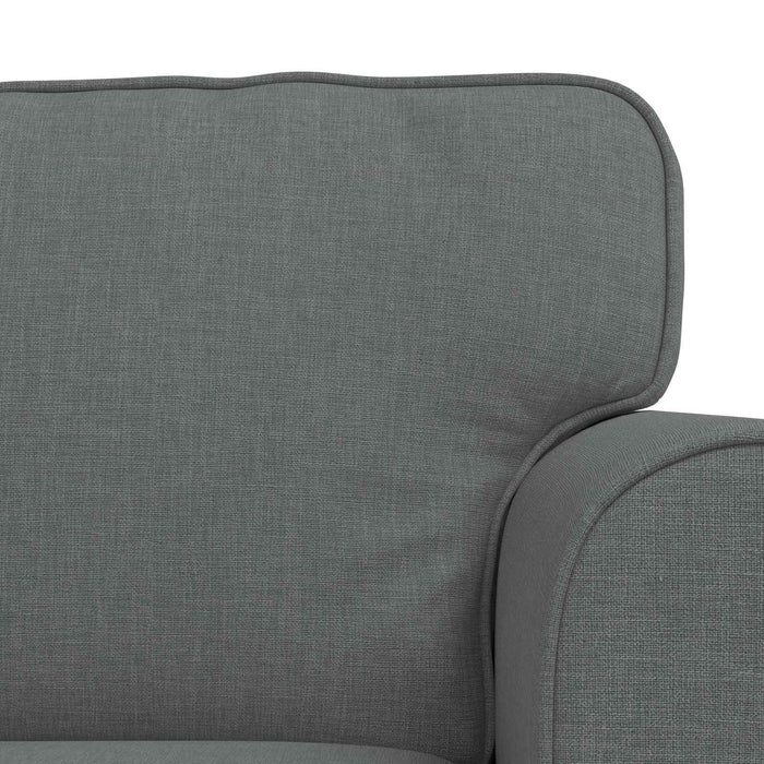 Canapea 2 pcs Gri închis Metal - WALTI WALTI